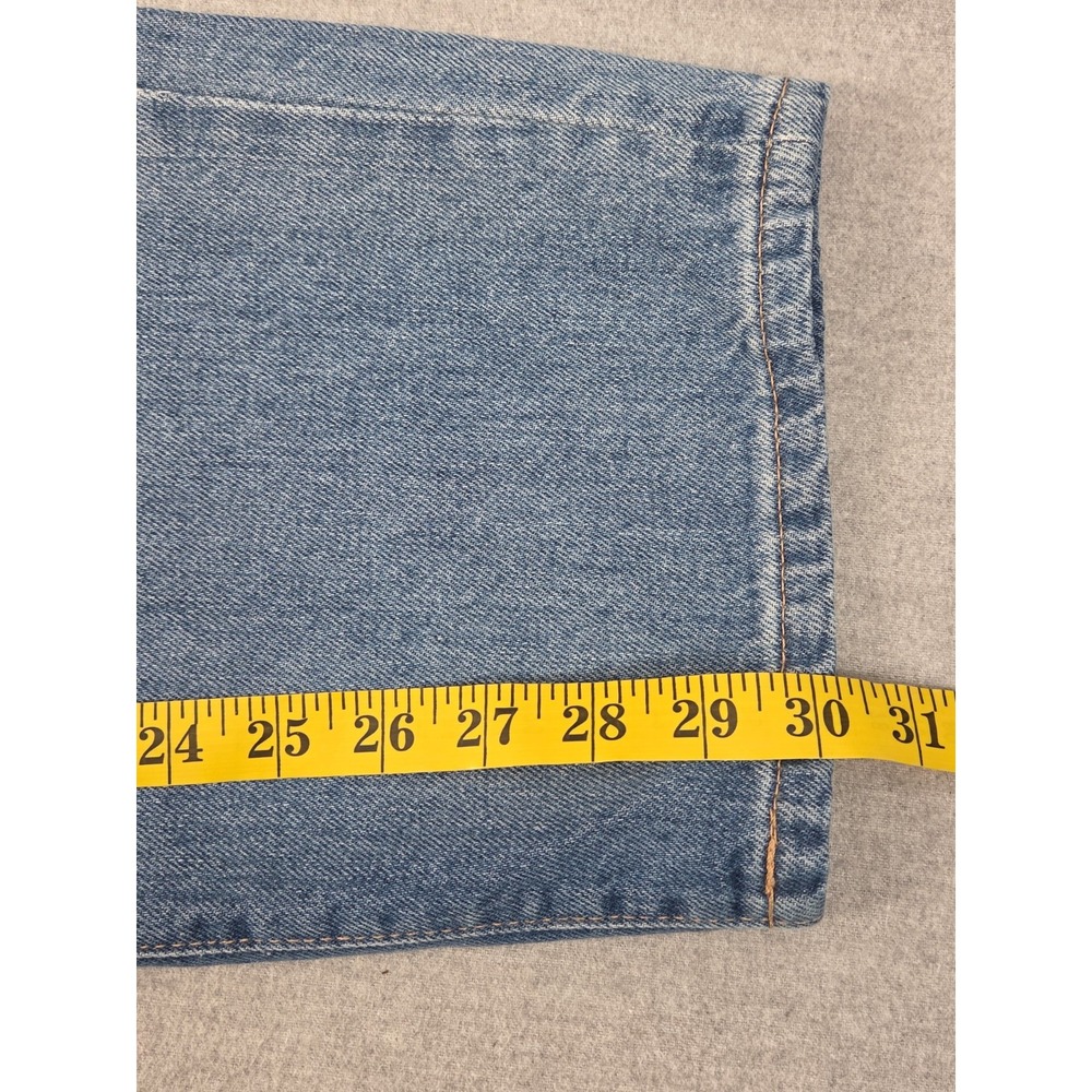 OLD NAVY Womens 8 High Rise Rigid OG Loose Double Knee Jeans Punk Grunge NEW - Picture 8 of 9